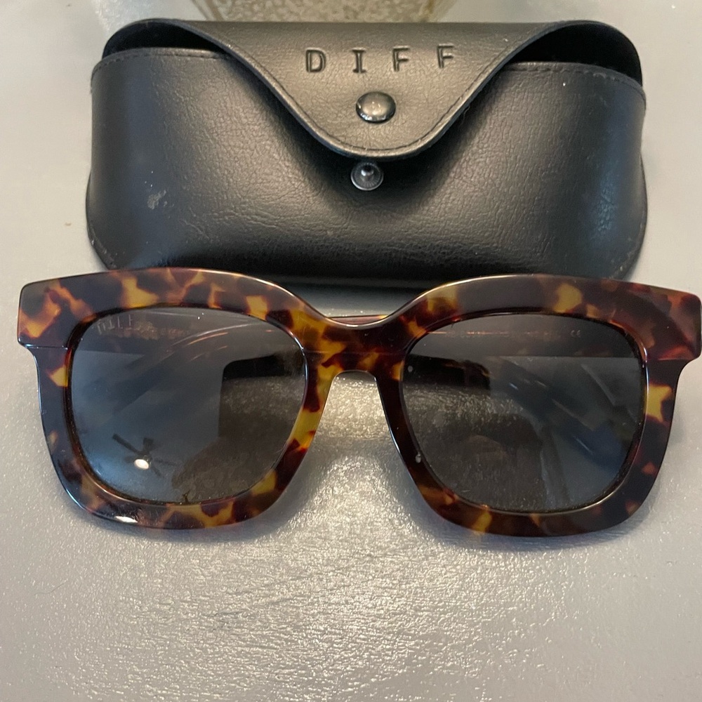 DIFF Tortoise Shell Sunglasses